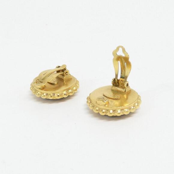 CHANEL Authentic Black Earrings